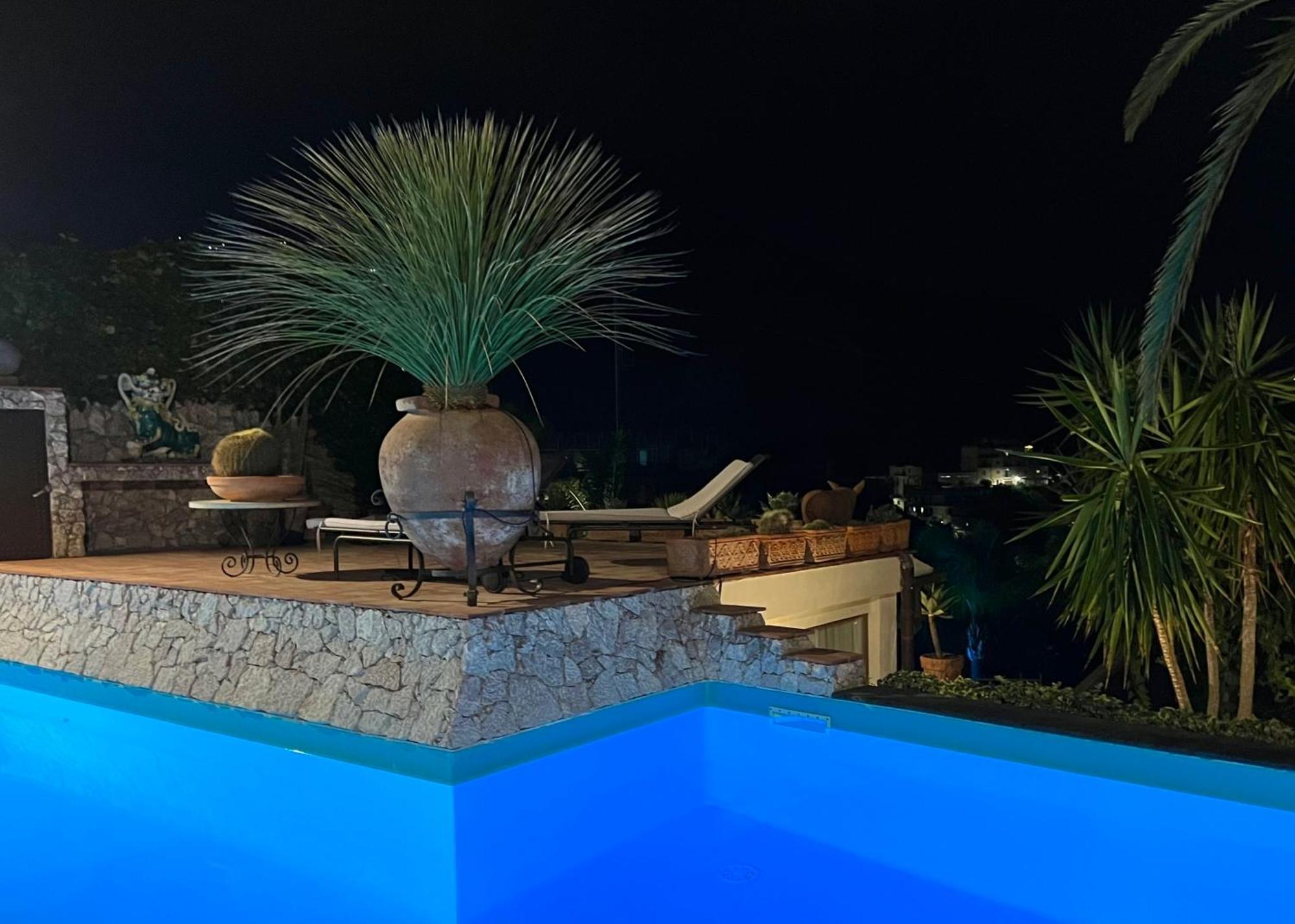 Villa Lou Taormina Private Villa With Panoramic Sea View Pool Eksteriør billede