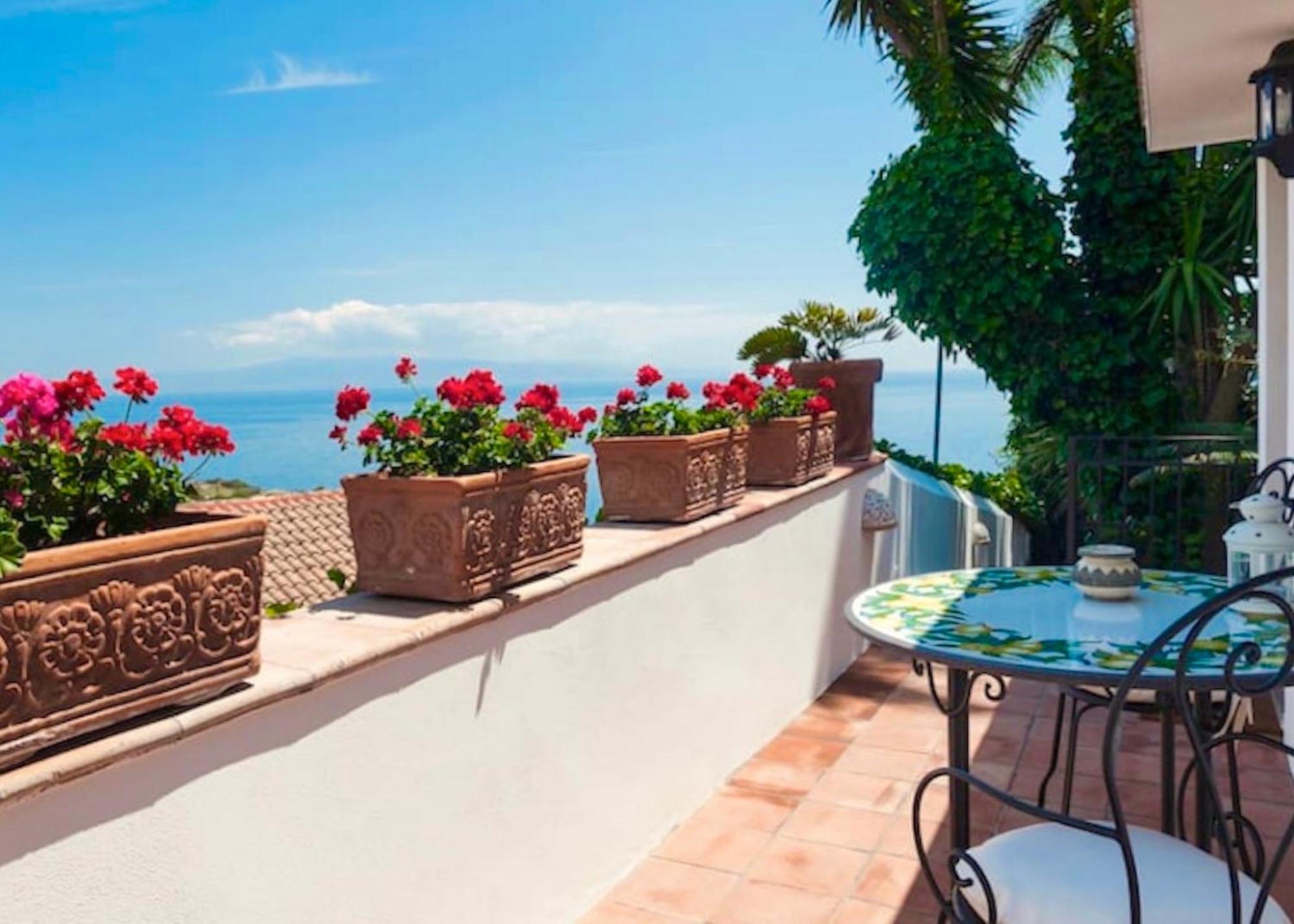 Villa Lou Taormina Private Villa With Panoramic Sea View Pool Eksteriør billede