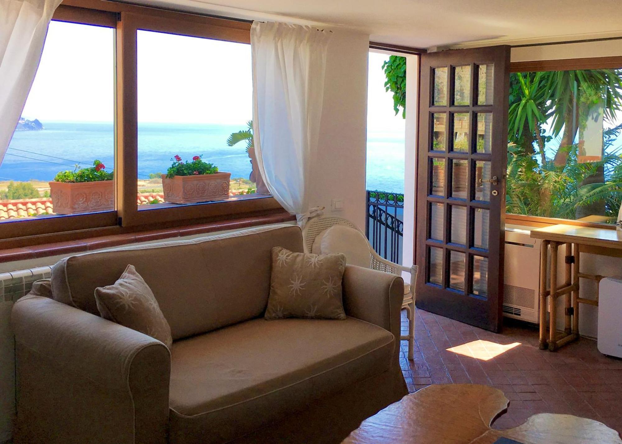 Villa Lou Taormina Private Villa With Panoramic Sea View Pool Eksteriør billede