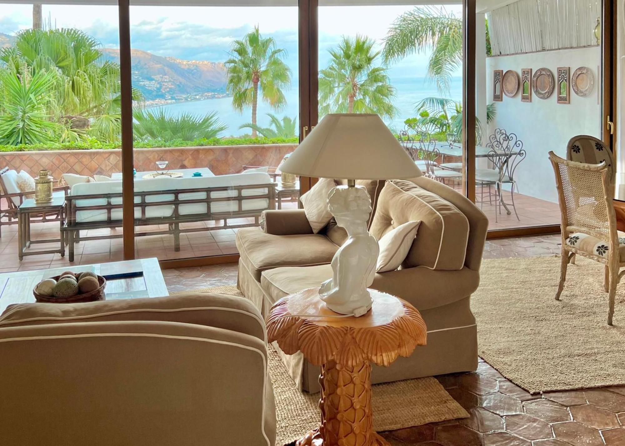 Villa Lou Taormina Private Villa With Panoramic Sea View Pool Eksteriør billede