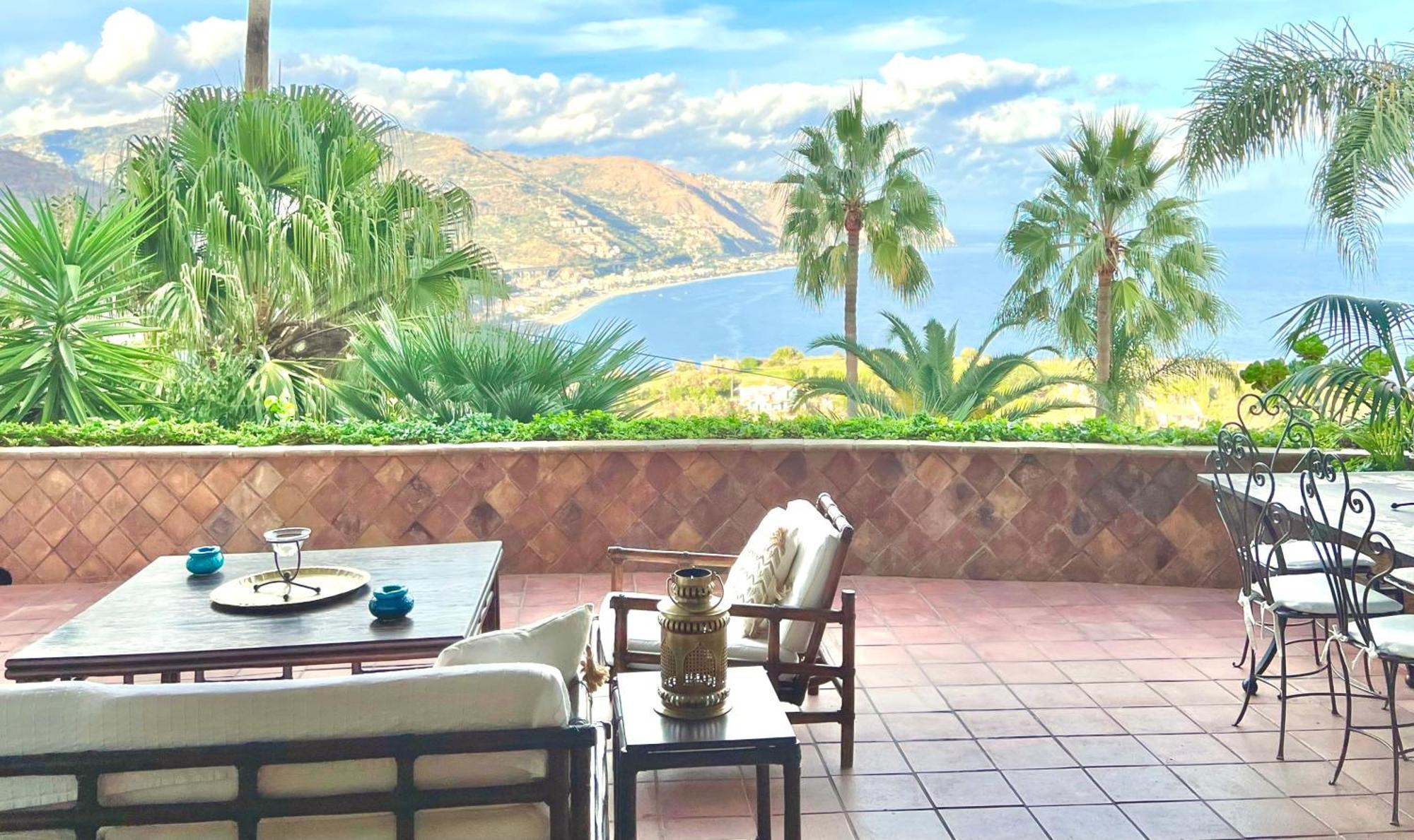 Villa Lou Taormina Private Villa With Panoramic Sea View Pool Eksteriør billede