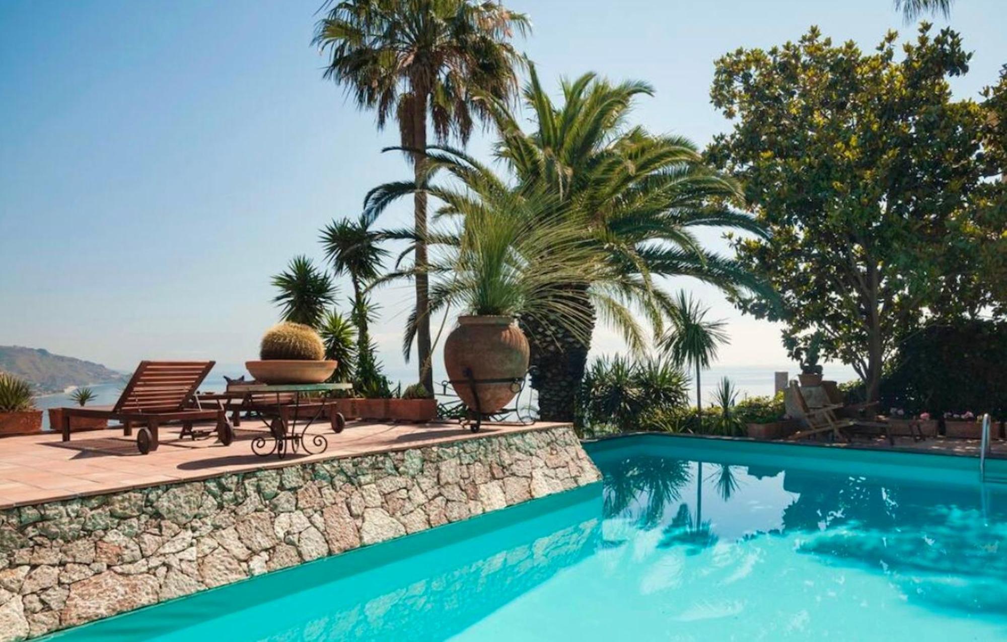 Villa Lou Taormina Private Villa With Panoramic Sea View Pool Eksteriør billede