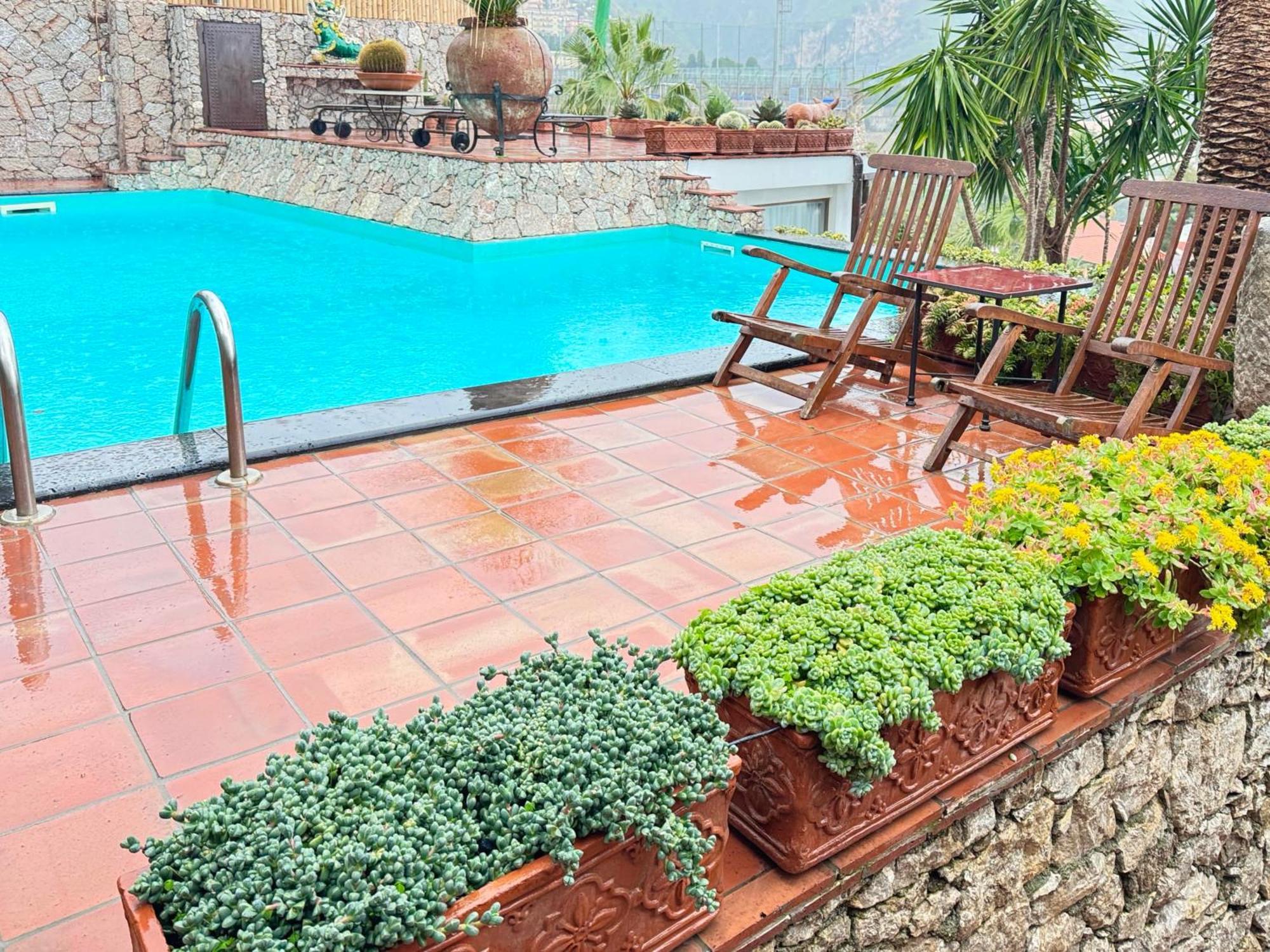 Villa Lou Taormina Private Villa With Panoramic Sea View Pool Eksteriør billede