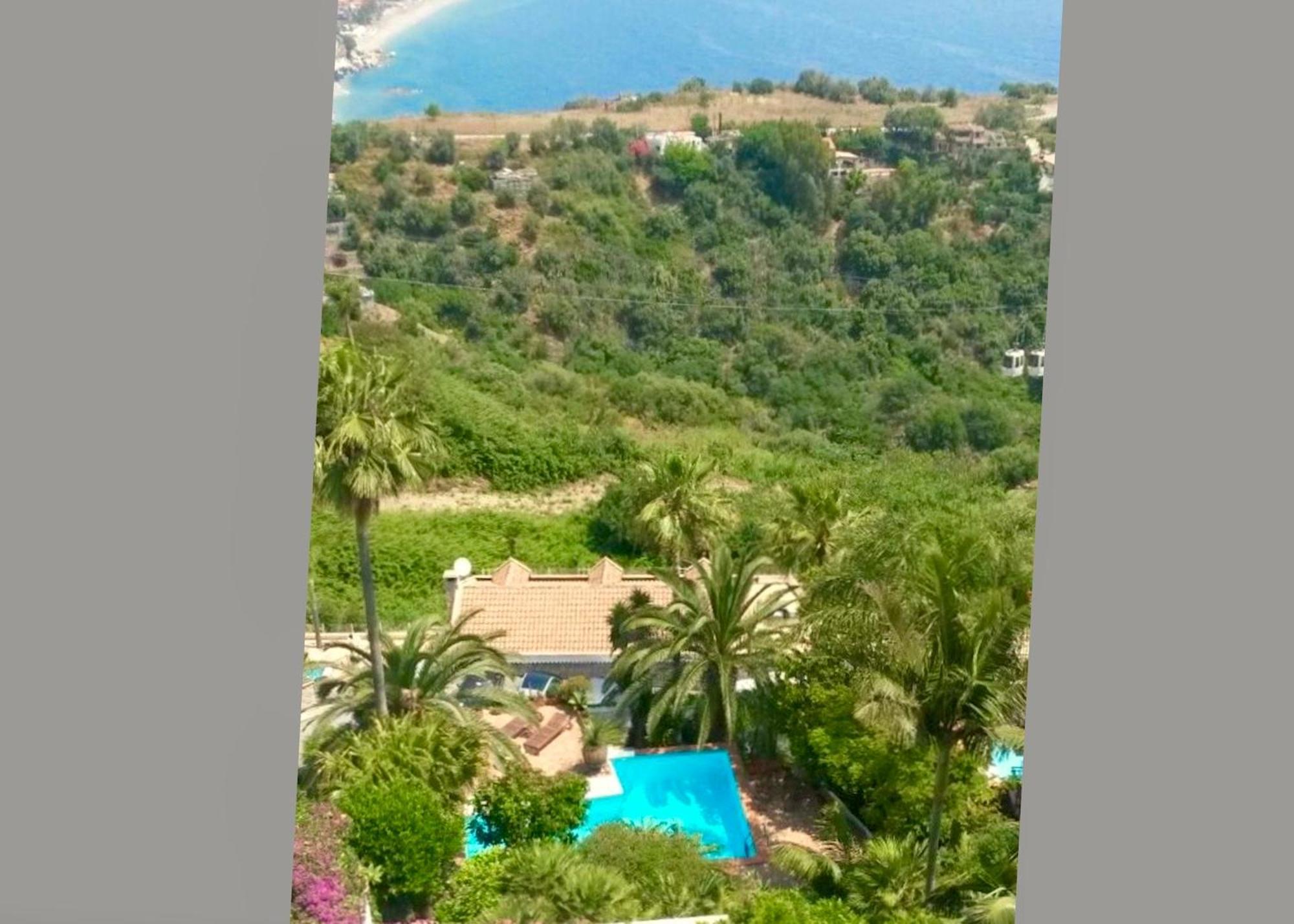Villa Lou Taormina Private Villa With Panoramic Sea View Pool Eksteriør billede