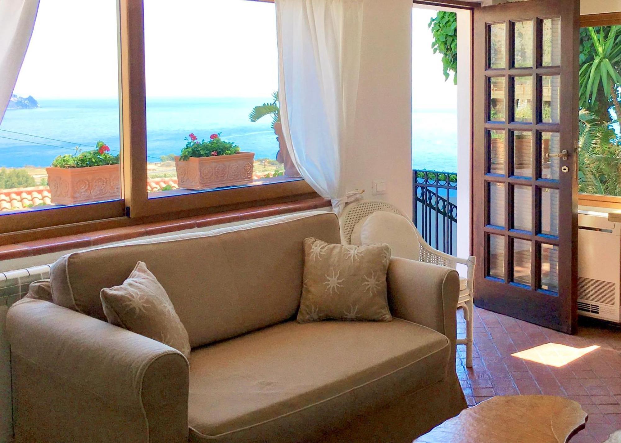 Villa Lou Taormina Private Villa With Panoramic Sea View Pool Eksteriør billede
